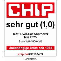 Bluetooth-Kopfhörer Sony WH1000XM6S.CE7 Schwarz Grau