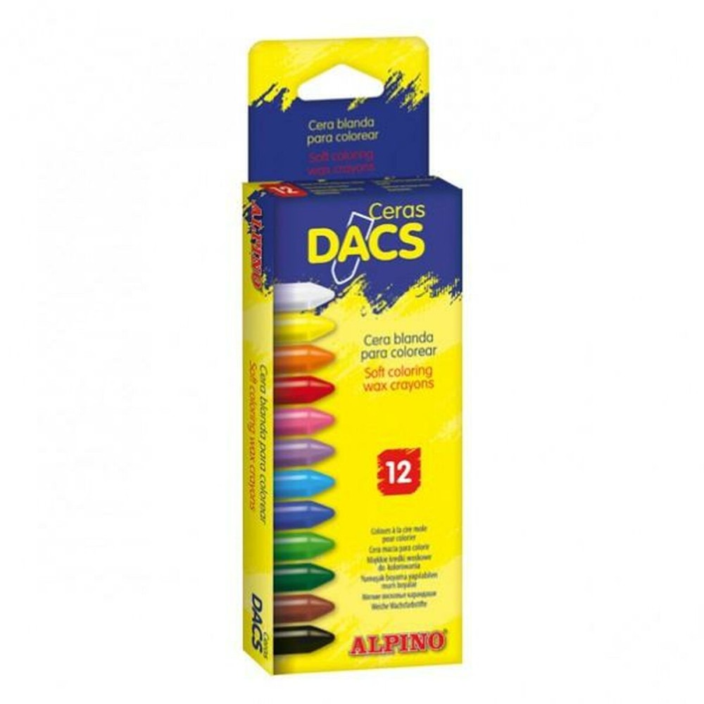 Crayons gras de couleur Alpino Dacs Multicouleur (120 Unités)