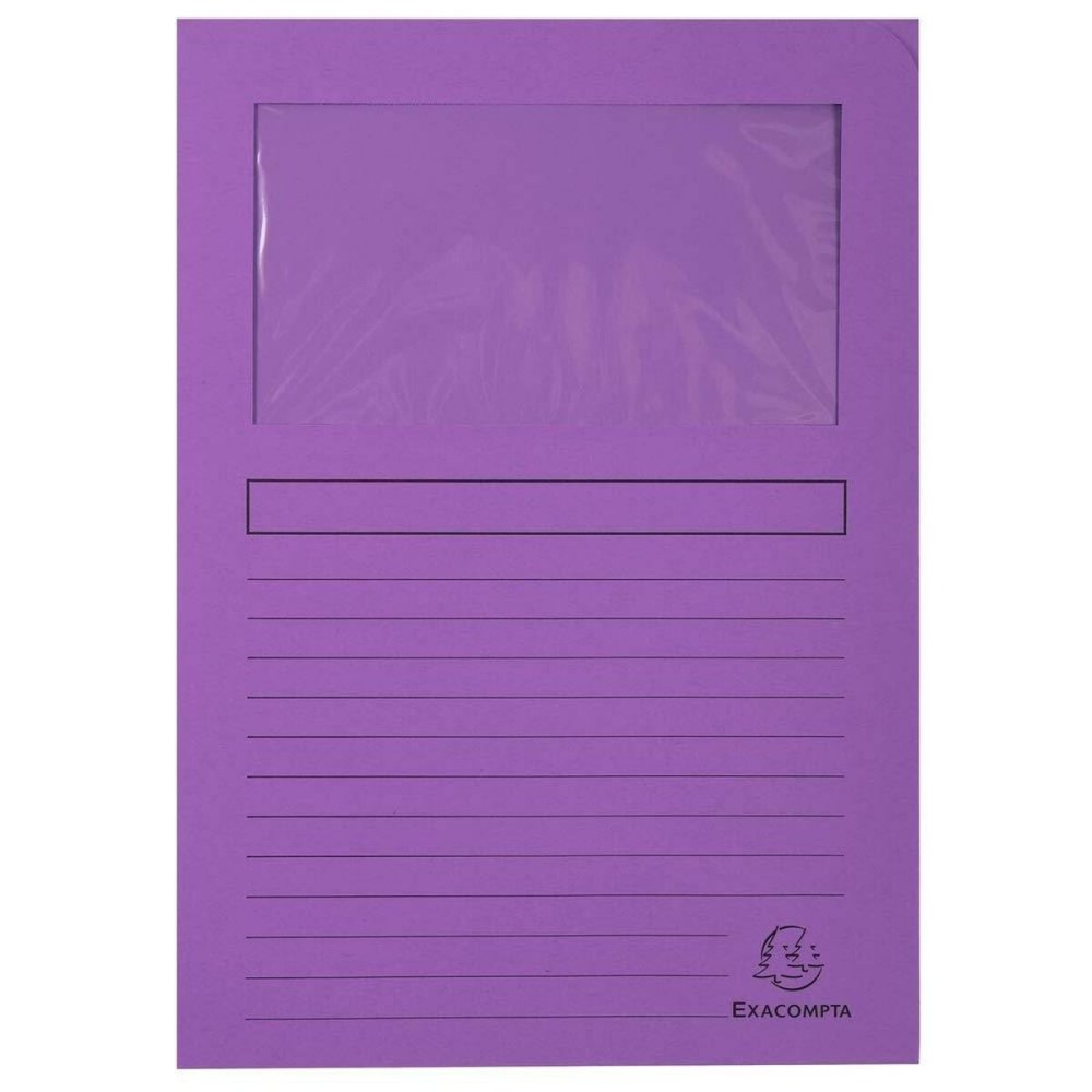 Set of Subfolders Exacompta A4 100 Pieces (4 Units)