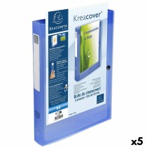 Faltblatt Exacompta Blau A4 (5 Stück)
