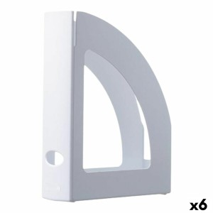 Porte-revues Archivo 2000 Ecogreen Blanc A4 polystyrène 25 x 8 x 32 cm (6 Unités)