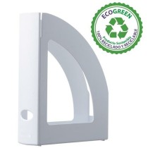 Magazine rack Archivo 2000 Ecogreen White A4 polystyrene 25 x 8 x 32 cm (6 Units)