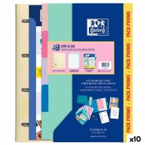 Ringbuch Oxford EUROPEANBINDER LIVE & GO PASTEL Bunt A4 (10 Stück)