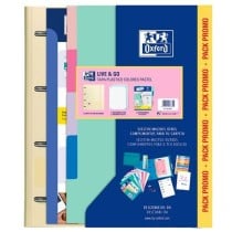 Ringbuch Oxford EUROPEANBINDER LIVE & GO PASTEL Bunt A4 (10 Stück)