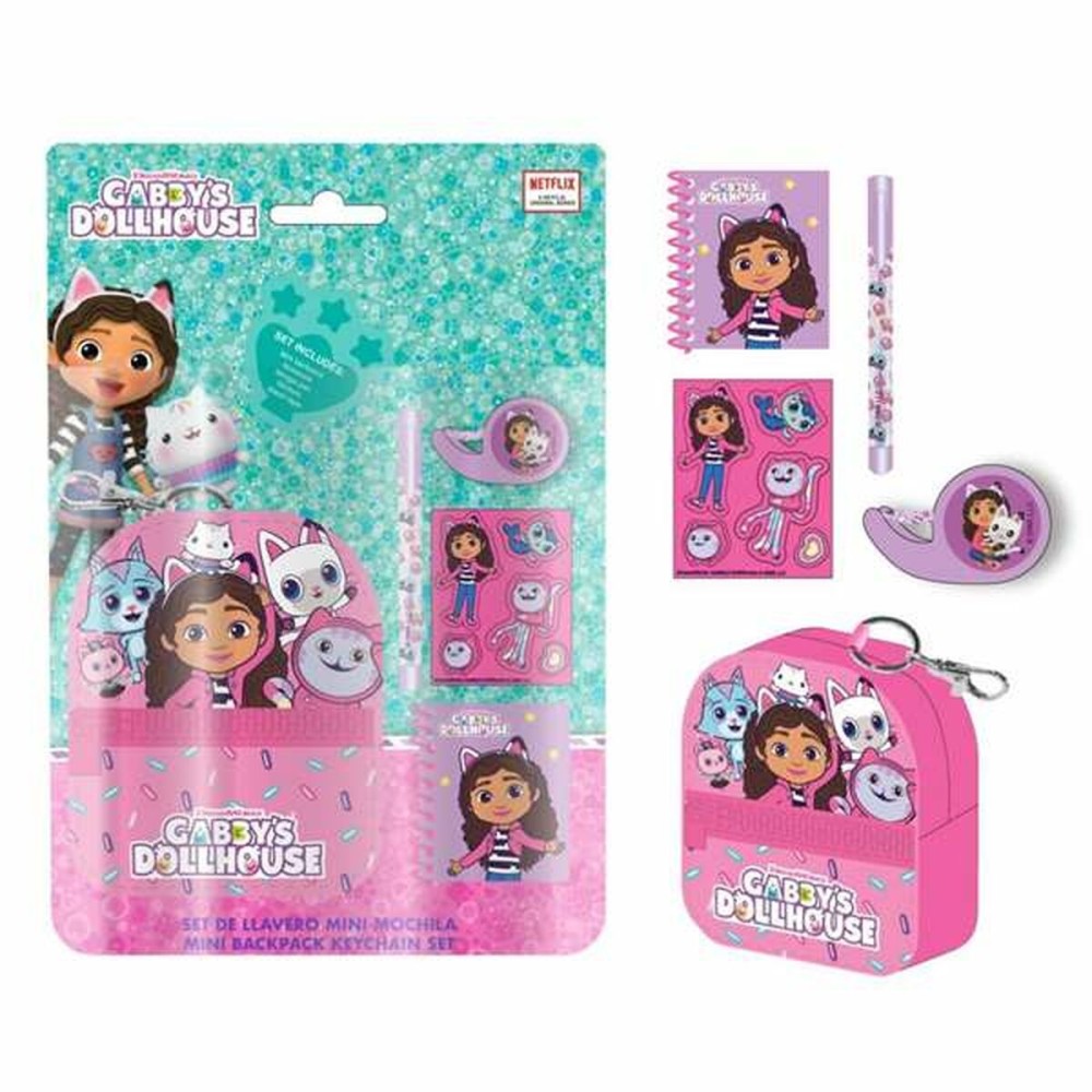 Stationery Set Gabby's Dollhouse 5 Pieces