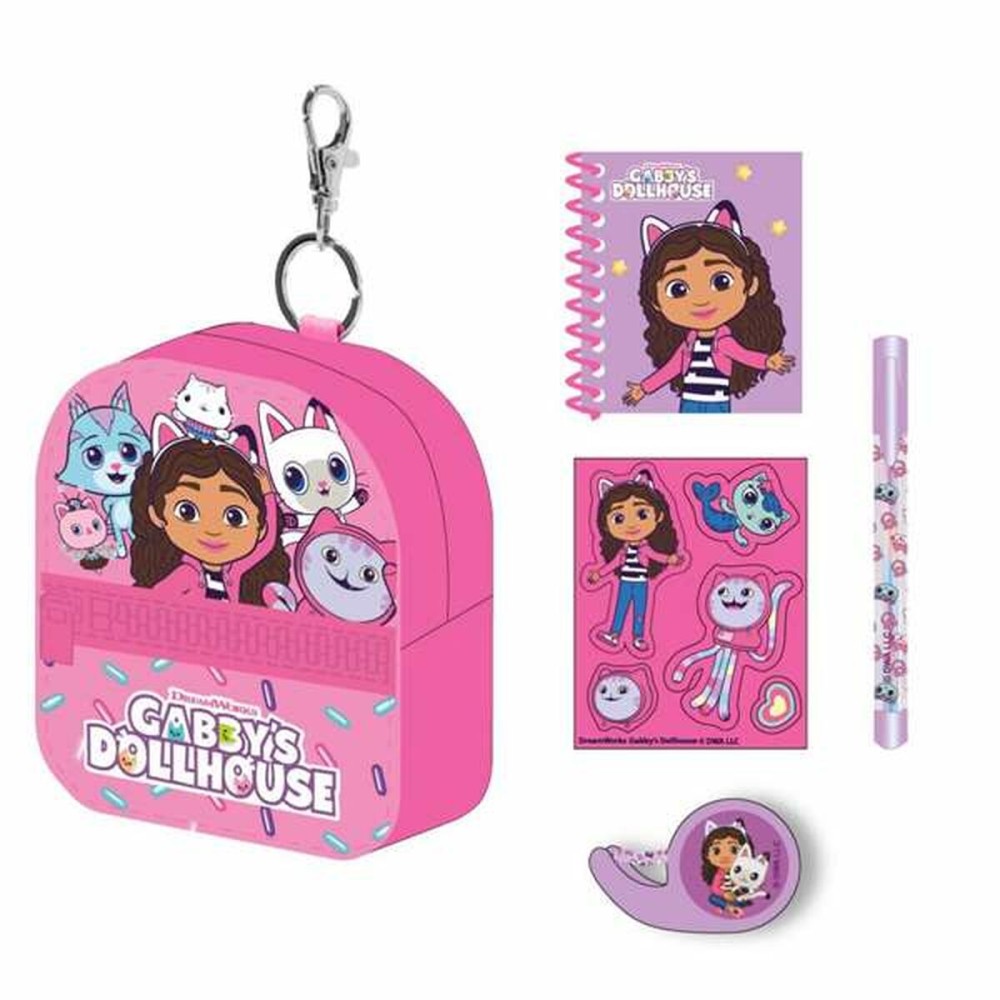 Stationery Set Gabby's Dollhouse 5 Pieces