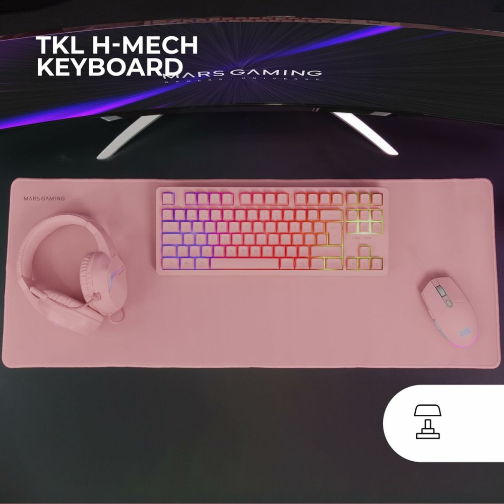 Pack Gaming Mars Gaming MCPRGB3PES Spanish Qwerty