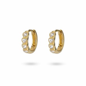 Damenohrringe 24KAE 42460Y Gold