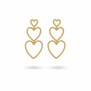 Damenohrringe 24KAE 42442Y Gold