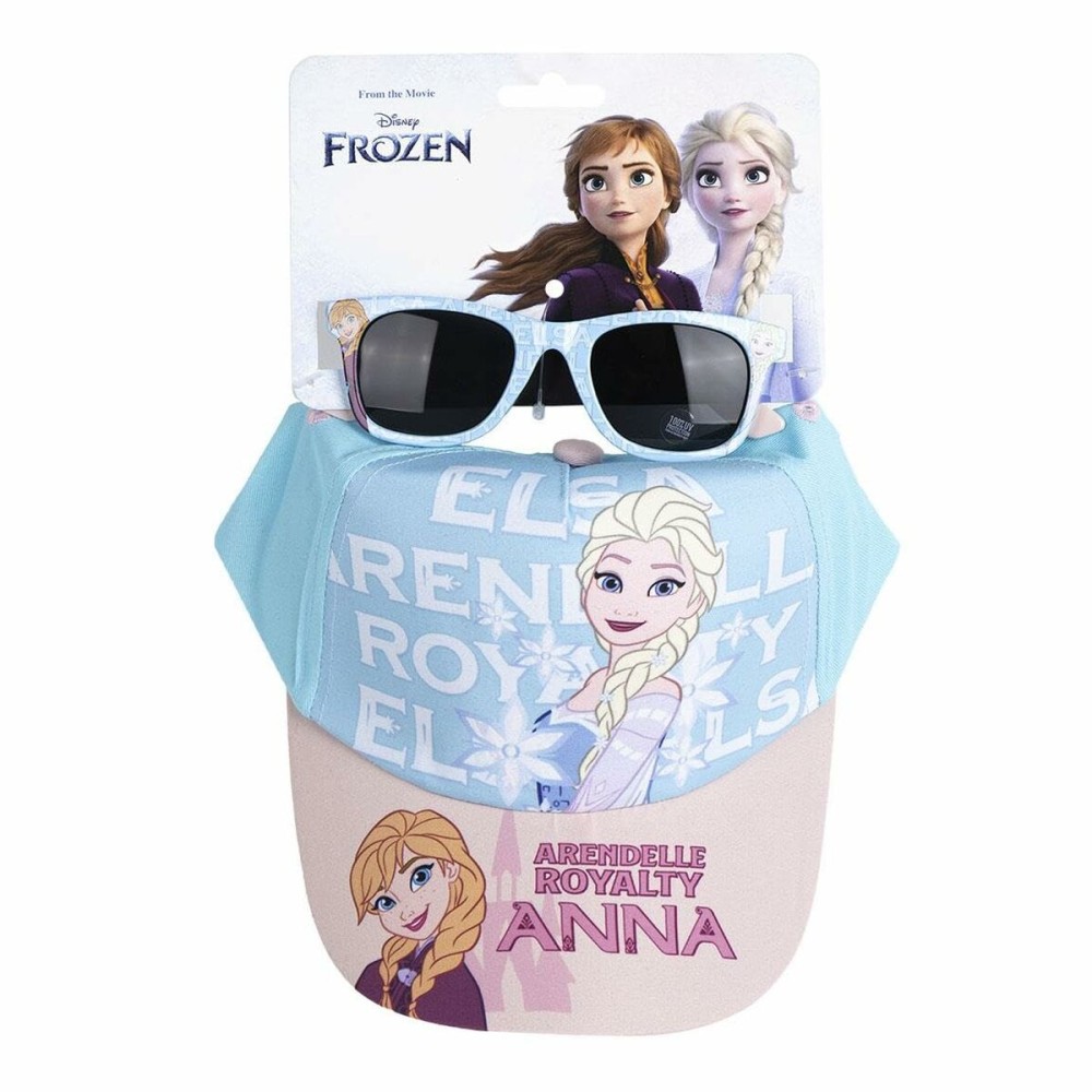Set of cap and sunglasses Frozen Blue