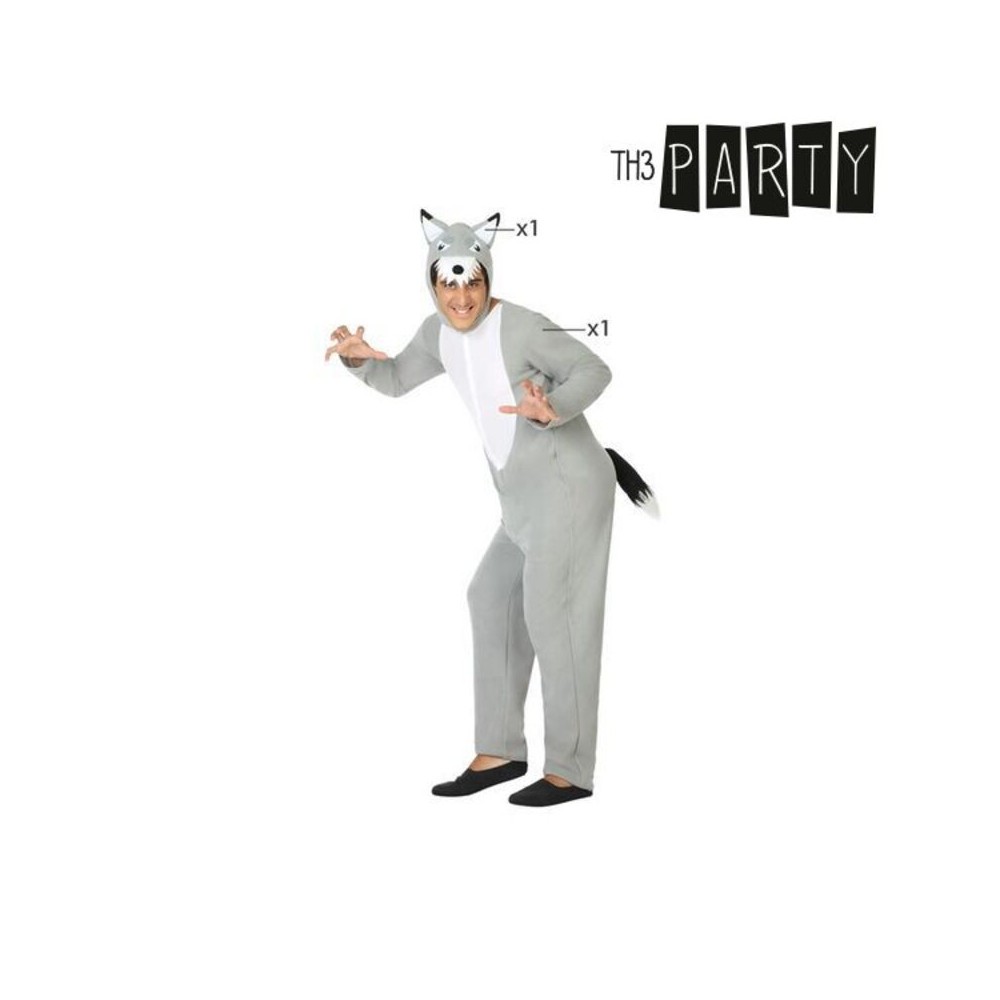 Costume for Adults Grey (2 Units)