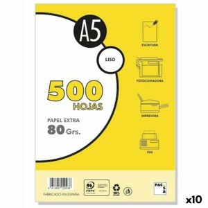 Papier Pacsa EXTRA Weiß A5 500 Blatt (10 Stück)