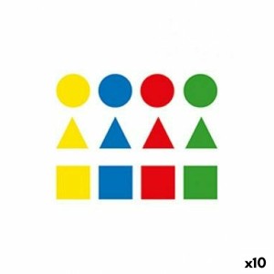 Aufkleber Apli Gomets Bunt Geometrisch 12 Blatt (10 Stück)