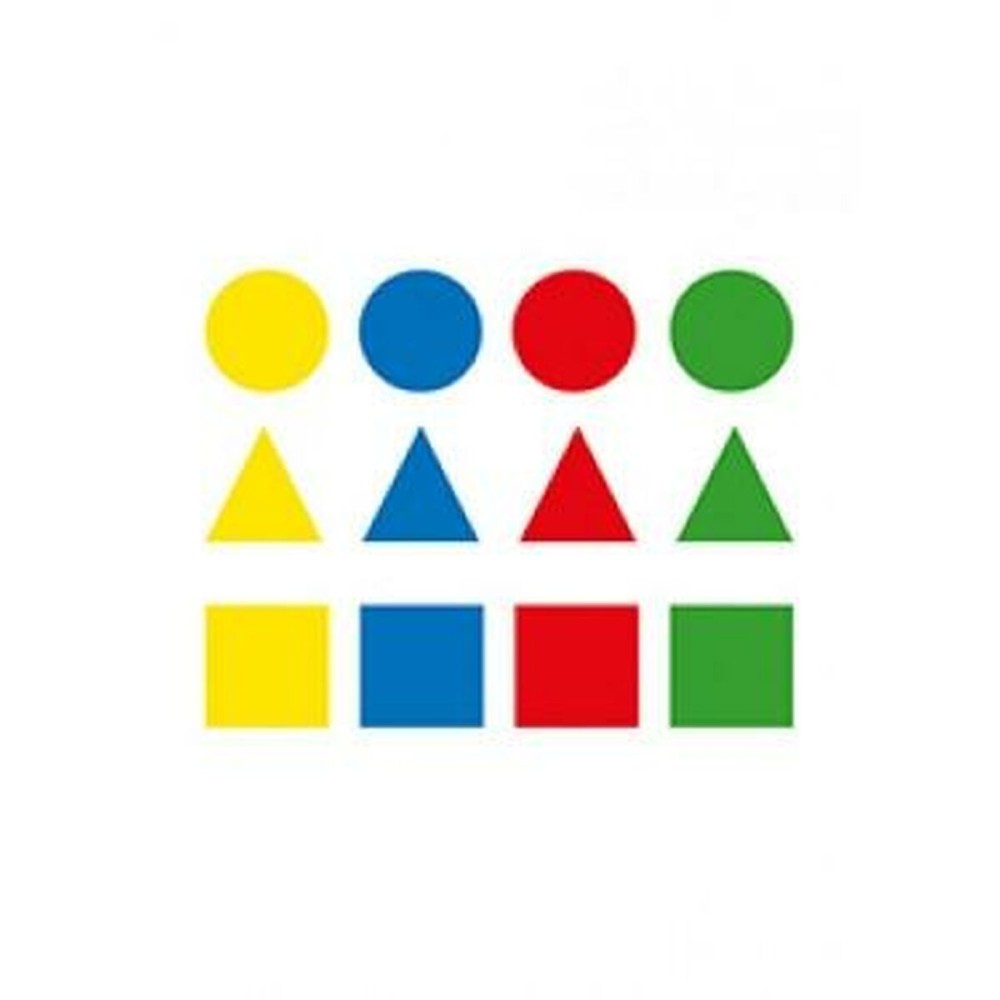 Aufkleber Apli Gomets Bunt Geometrisch 12 Blatt (10 Stück)