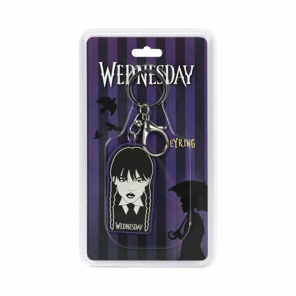 Porte-clés Wednesday braid Noir