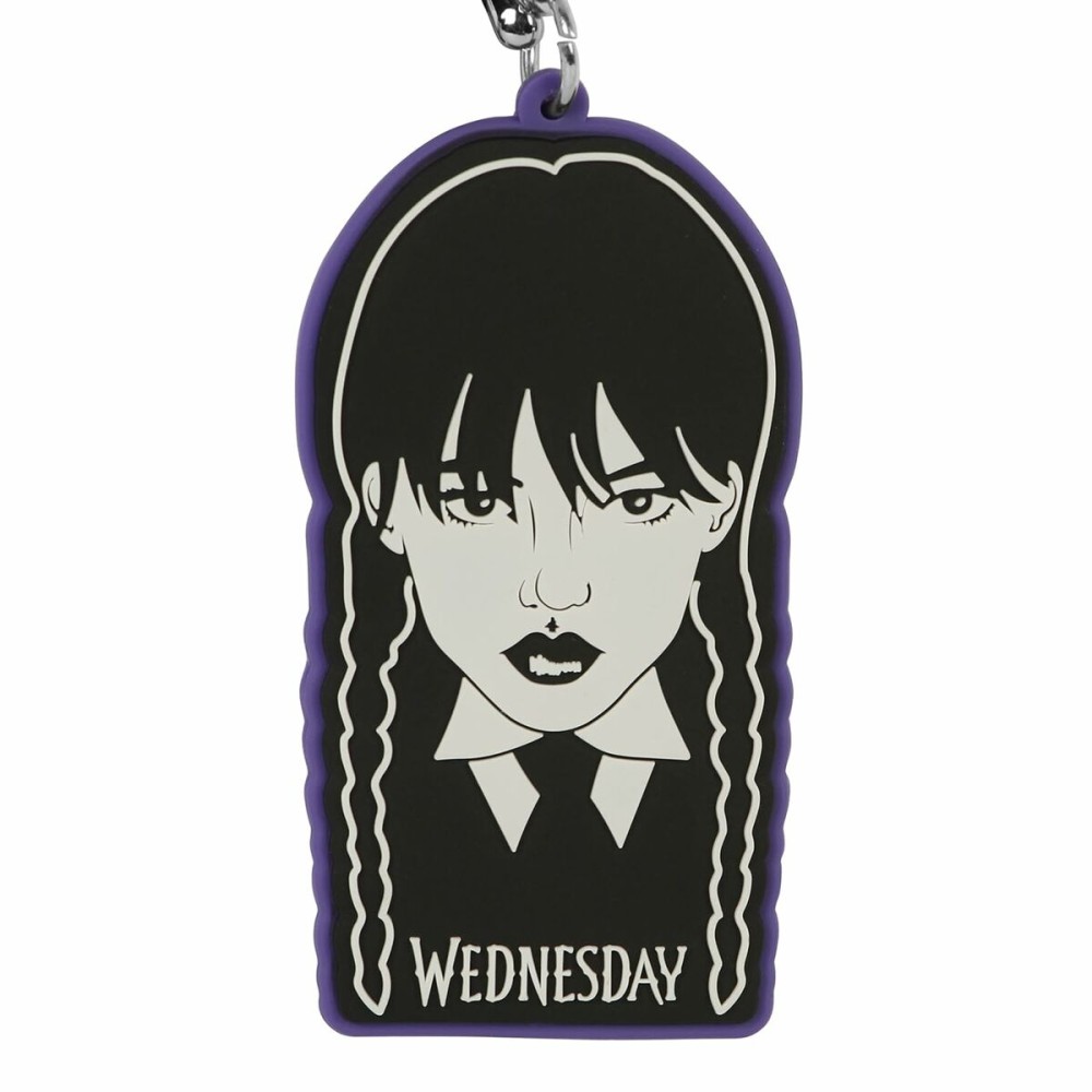 Porte-clés Wednesday braid Noir