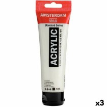 Acryl-Gemälde Talens Amsterdam Weiß 120 ml (3 Stück)