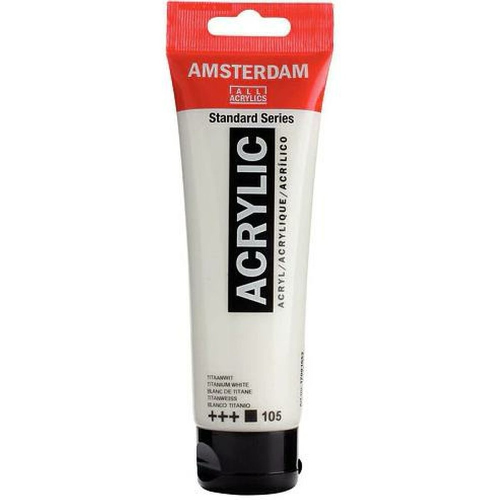 Acryl-Gemälde Talens Amsterdam Weiß 120 ml (3 Stück)