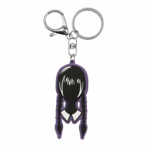 Porte-clés Wednesday Head Noir