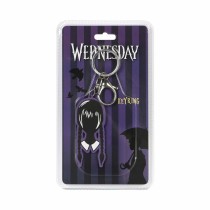 Porte-clés Wednesday Head Noir