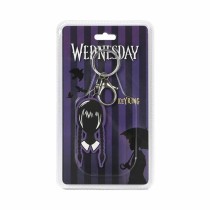 Porte-clés Wednesday Head Noir