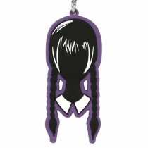 Porte-clés Wednesday Head Noir