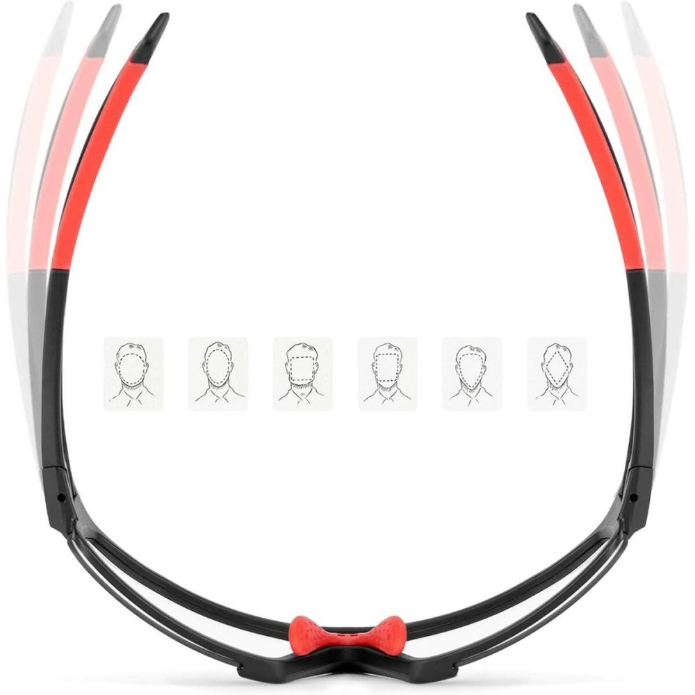 Fahrradbrille Rockbros 163749 Schwarz Rot