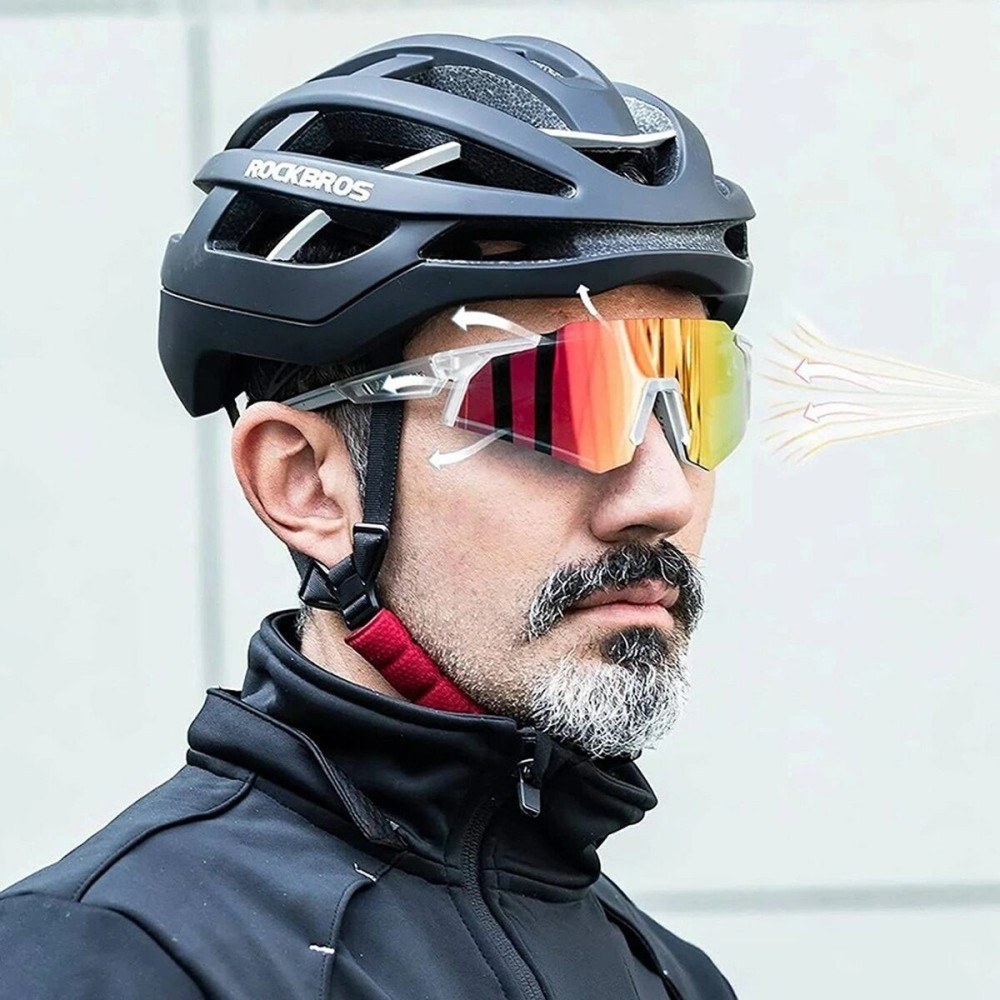 Cycling Glasses Rockbros 157248 White Black