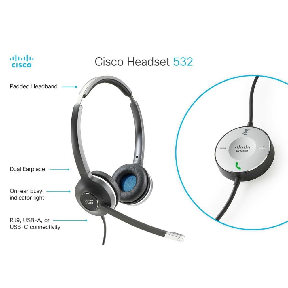 Téléphone IP CISCO CP-HS-W-532-RJ