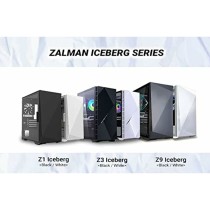 ATX Semi-Tower Gehäuse Zalman Z1 ICEBERG BLACK Schwarz
