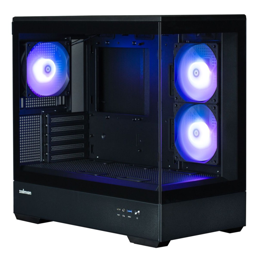 Gehäuse Semitour Mikro ATX / Mini ITX / ATX Zalman P30 BW Schwarz
