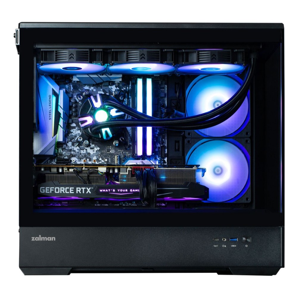 Gehäuse Semitour Mikro ATX / Mini ITX / ATX Zalman P30 BW Schwarz
