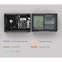 ATX Semi-tower Box Zalman M2 MINI-SILVER Black Silver