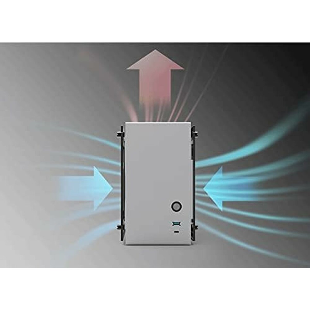 Boîtier ATX semi-tour Zalman M2 MINI-SILVER Noir Argenté