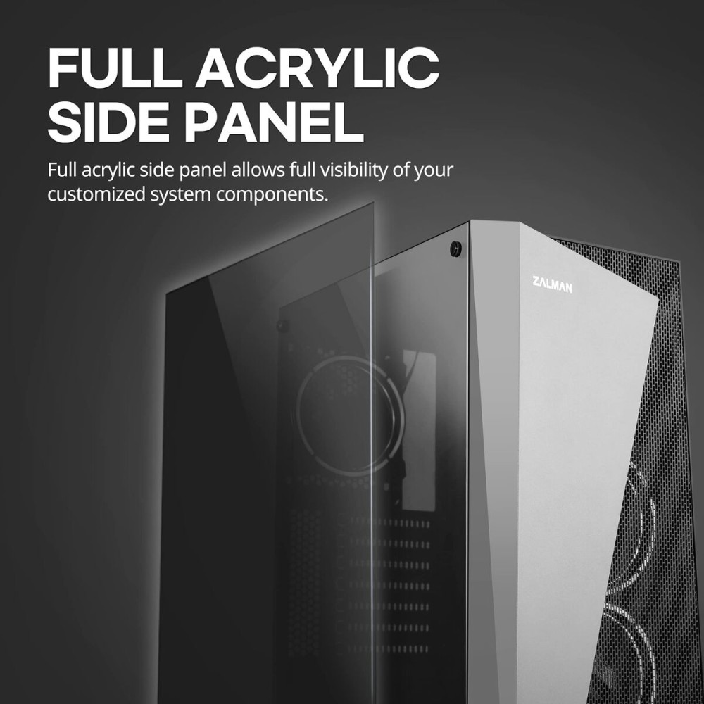 ATX Semi-tower Box Zalman S4 Plus Black