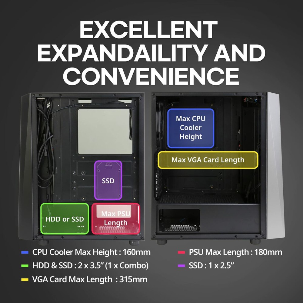 ATX Semi-tower Box Zalman S4 Plus Black
