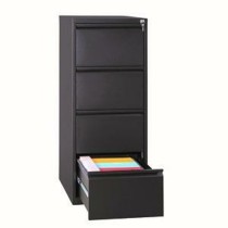 Aktenschrank Bisley Schwarz A4 132 x 46 x 62 cm