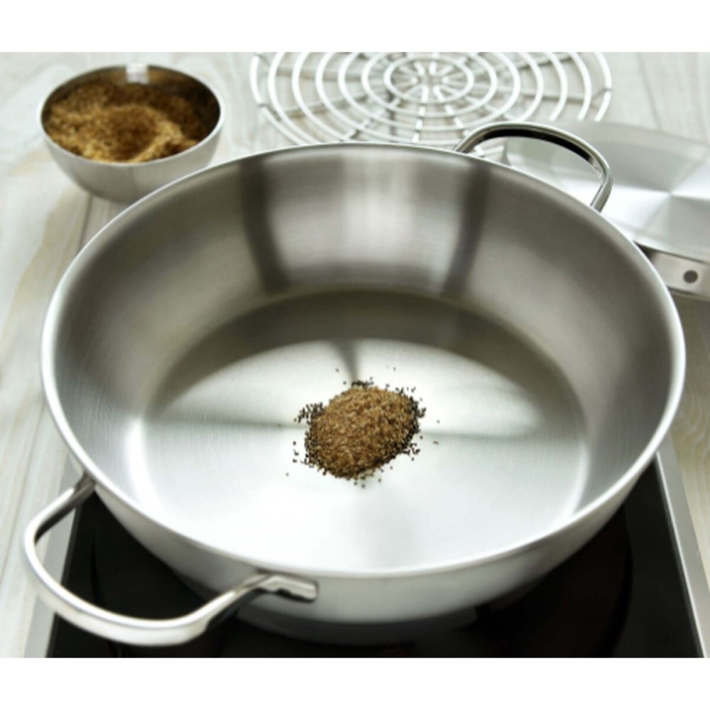 Pfanne Demeyere 40850-955-0 Silberfarben Edelstahl Ø 26 cm Ø 32 cm