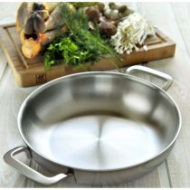 Pfanne Demeyere 40850-955-0 Silberfarben Edelstahl Ø 26 cm Ø 32 cm