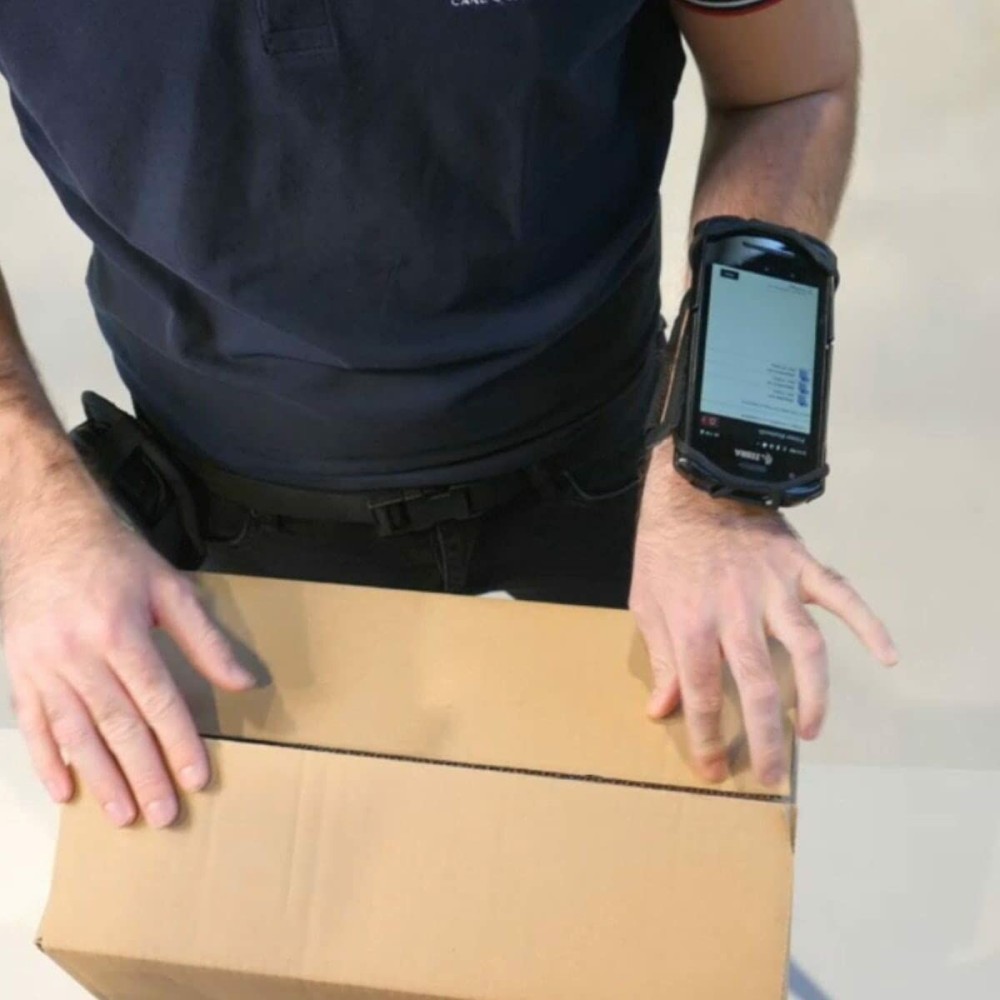 Handyhalterung Mobilis 030004 5" 7" Schwarz Silikon