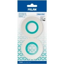 Adhesive Tape Set Milan Transparent 19 mm x 33 m 2 Pieces (12 Units)