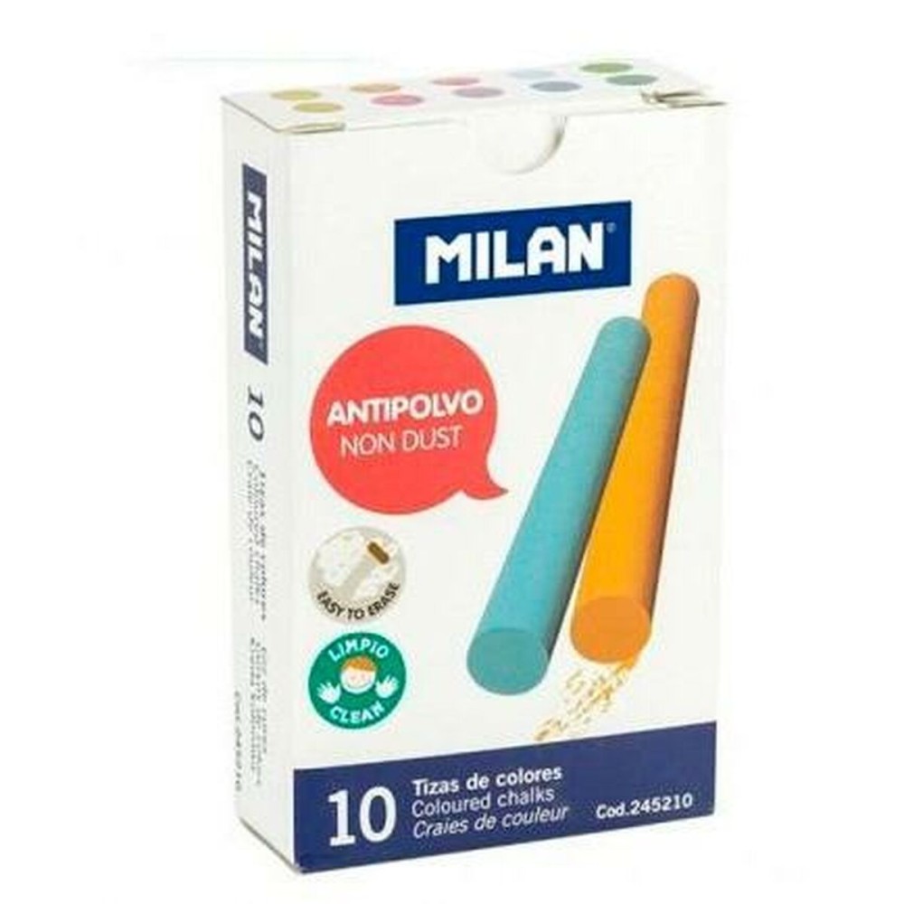 Stück Kreide Milan Bunt (10 Stück)