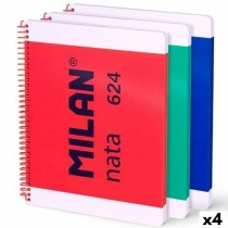 Notizbuch-Set Milan Bunt A4 80 Blatt 3 Stücke (4 Stück)