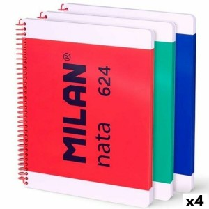 Notizbuch-Set Milan Bunt A4 80 Blatt 3 Stücke (4 Stück)
