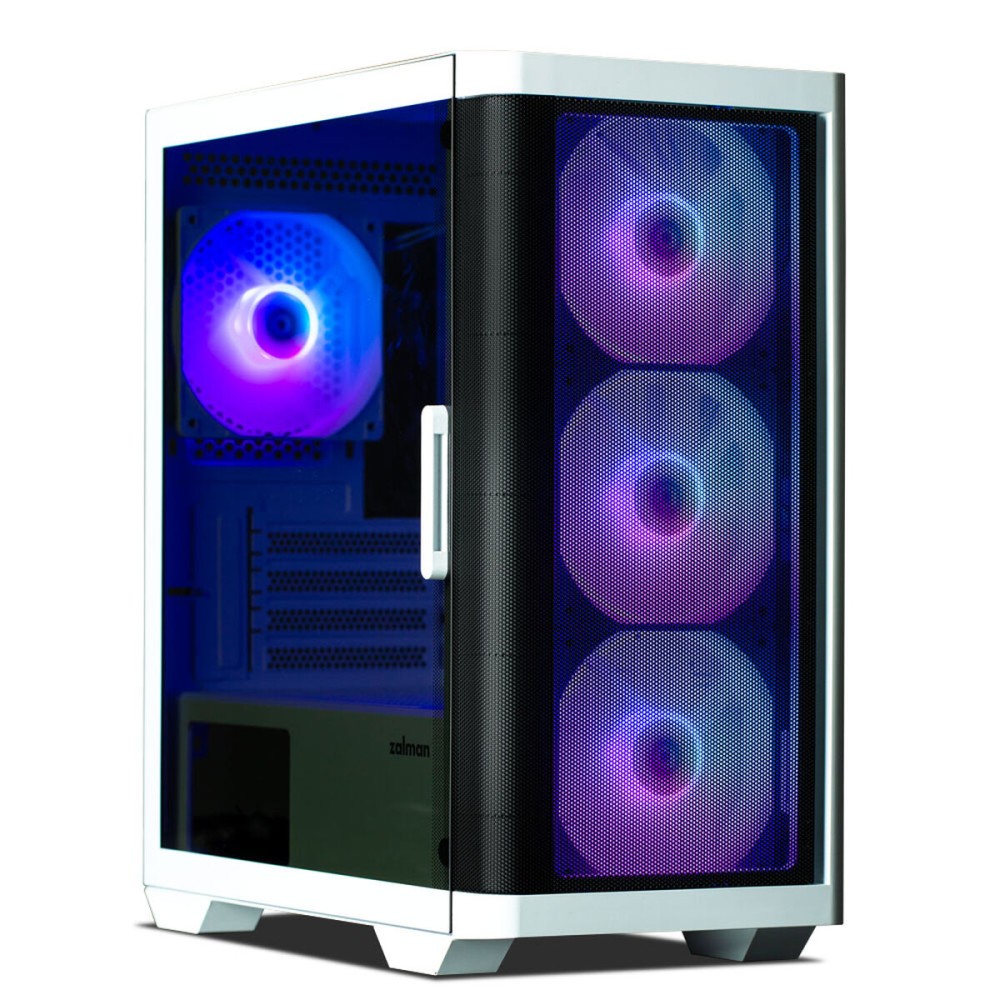 ATX Semi-Tower Gehäuse Zalman M4 WHITE Weiß Schwarz