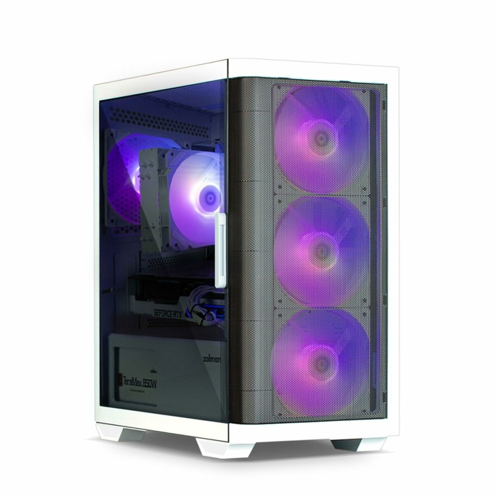 ATX Semi-Tower Gehäuse Zalman M4 WHITE Weiß Schwarz