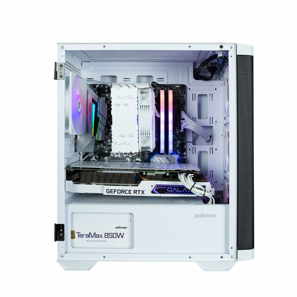 ATX Semi-Tower Gehäuse Zalman M4 WHITE Weiß Schwarz