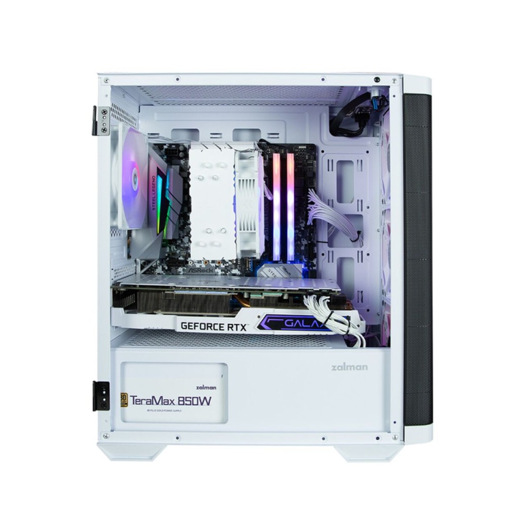 ATX Semi-Tower Gehäuse Zalman M4 WHITE Weiß Schwarz