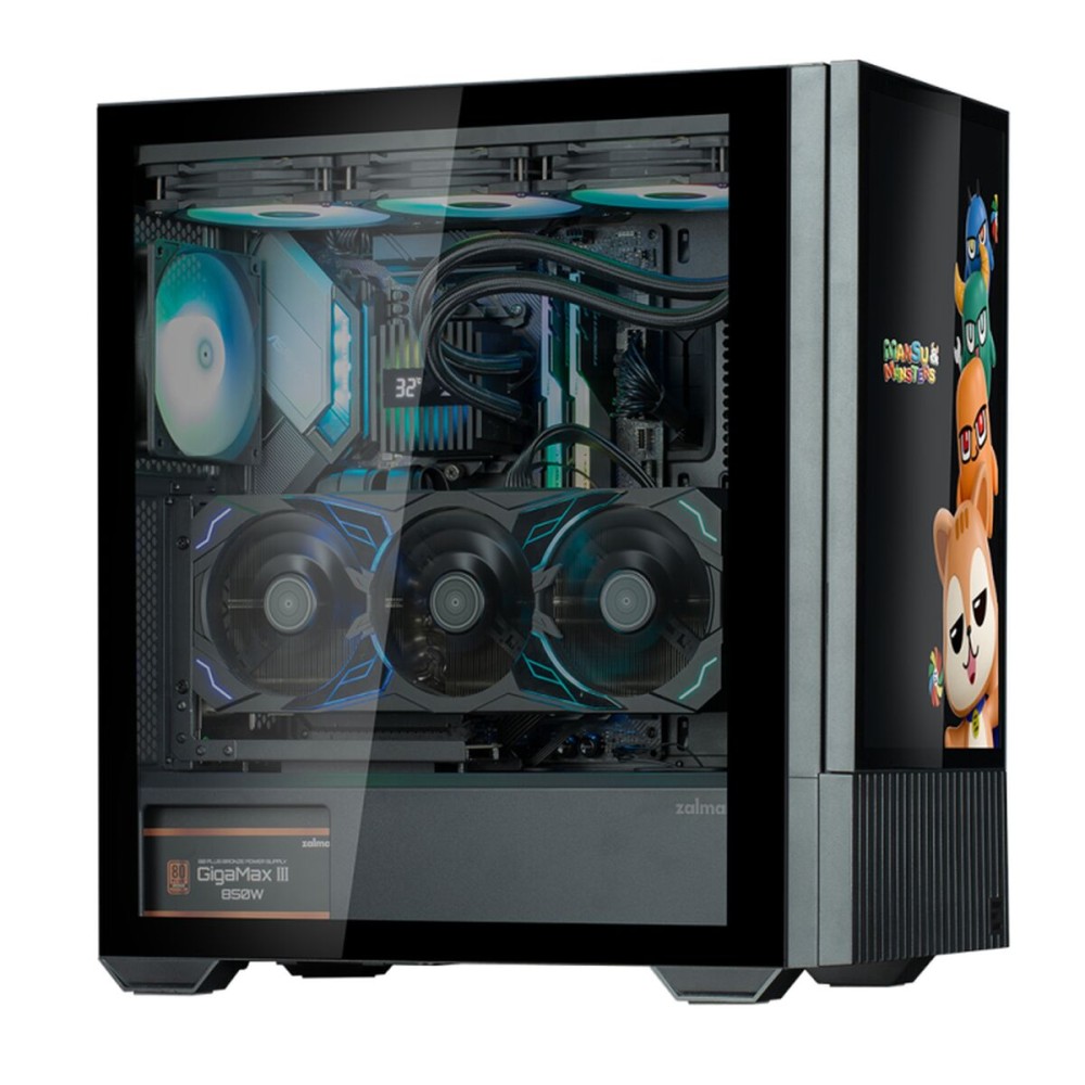 ATX Semi-Tower Gehäuse Zalman 8800263650040 Schwarz