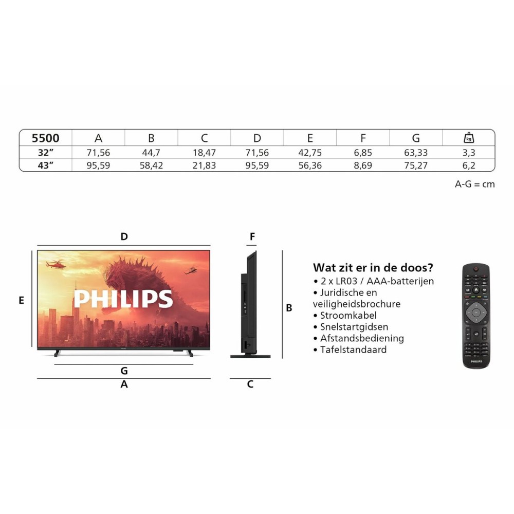 TV intelligente Philips 32PHS5500/12
